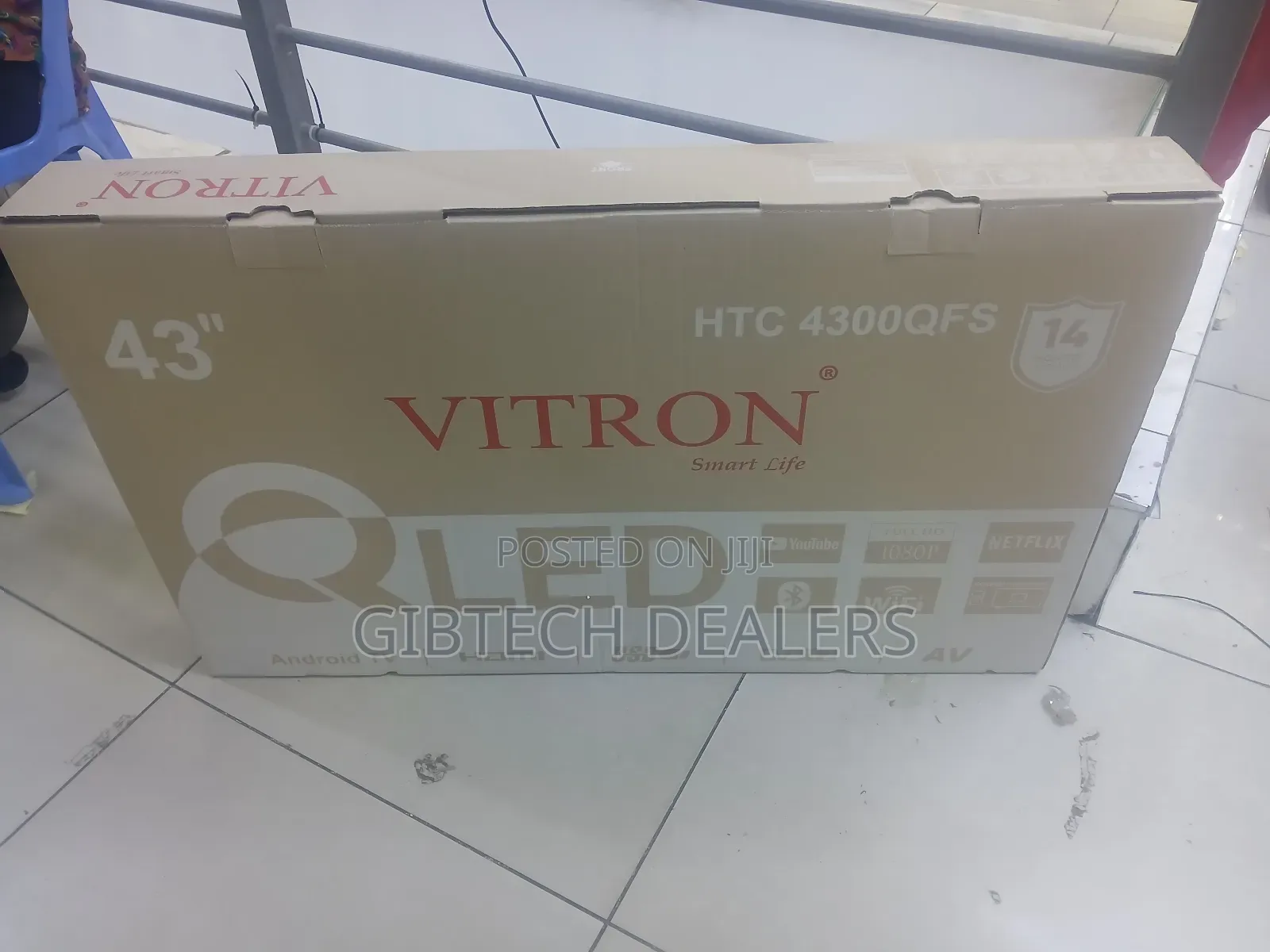 Vitron 43 Qled Smart Frameless Tv