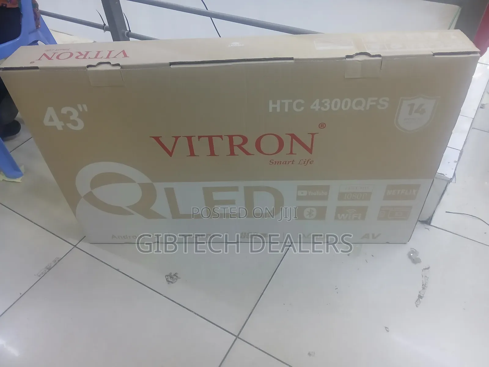 Vitron 43 Qled Smart Frameless Tv
