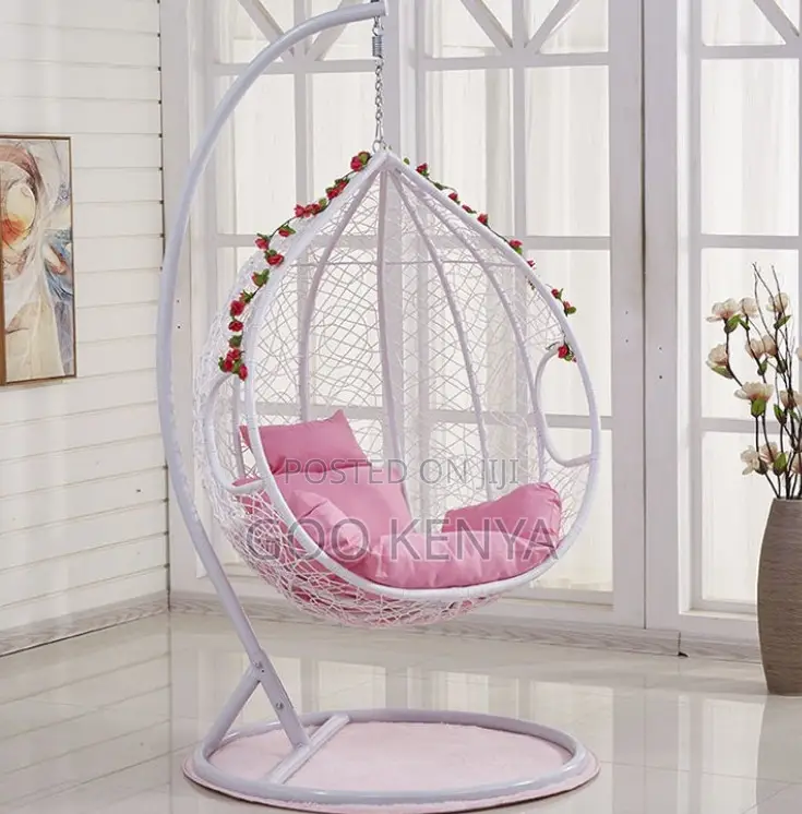Home Chair; Woven Hanging Hammock Swing With Seat Pillow