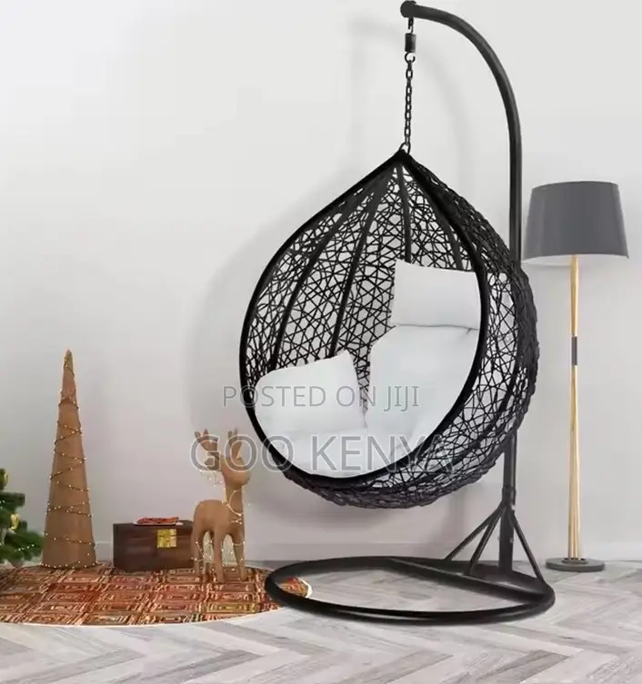 Home Chair; Woven Hanging Hammock Swing With Seat Pillow