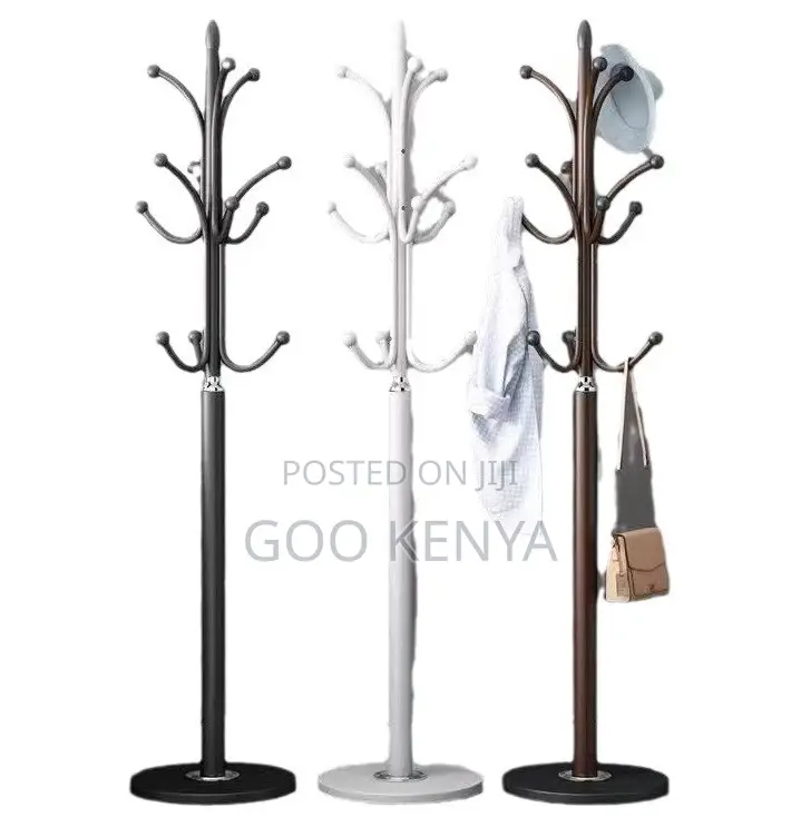 Home Coat Hanger; Metal Tree Standing Hat and Bag Rack