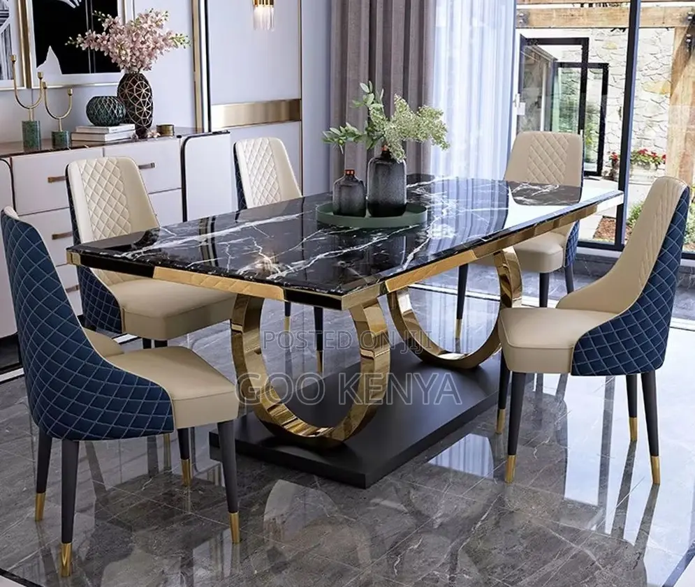 Home Chair; Modern Mid-Back Pu Leather Dining Chair