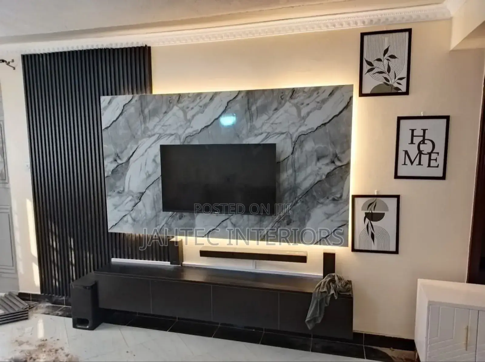 Morden Tv Stand and Tv Mounting