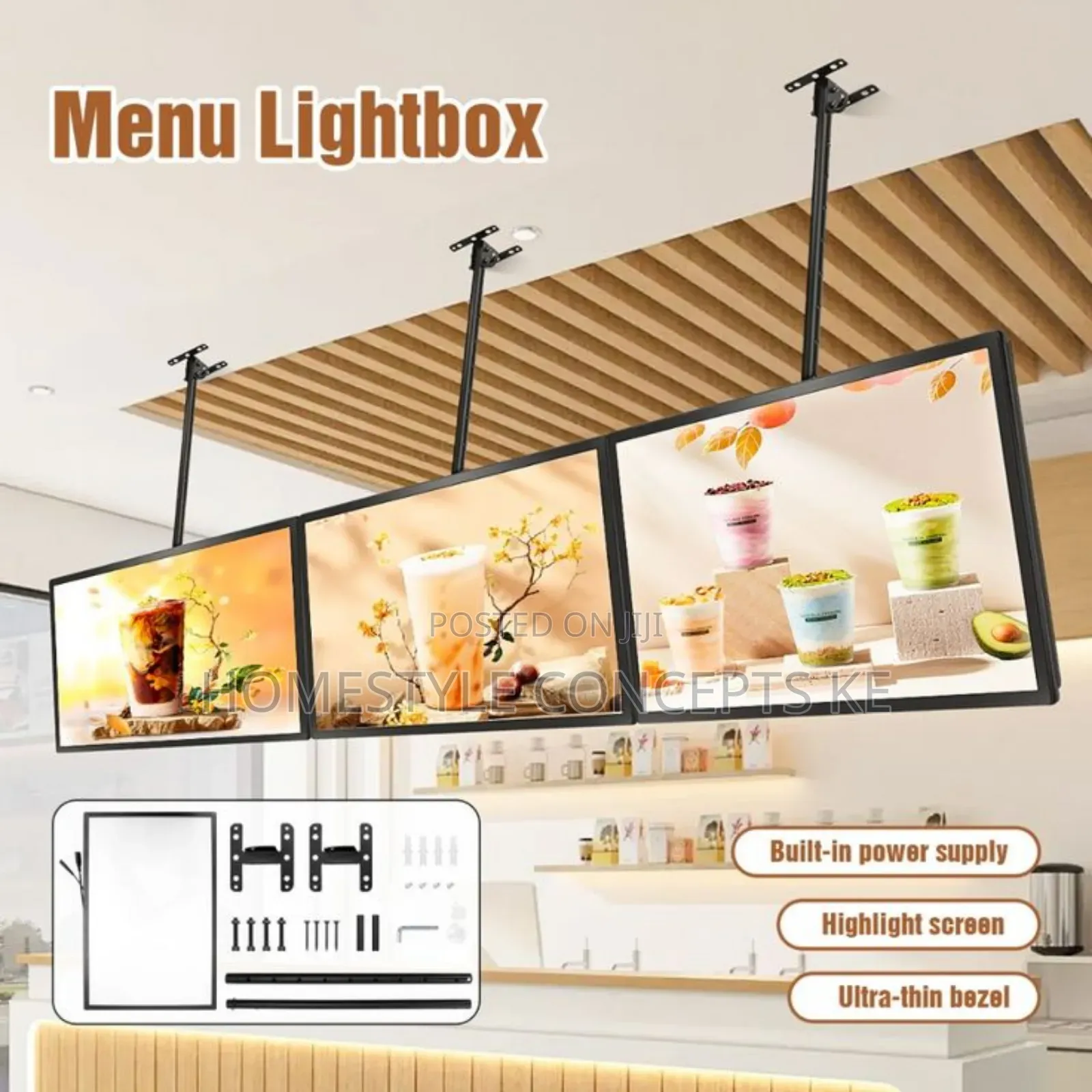 Digital Menu Board Restaurant Screen Display