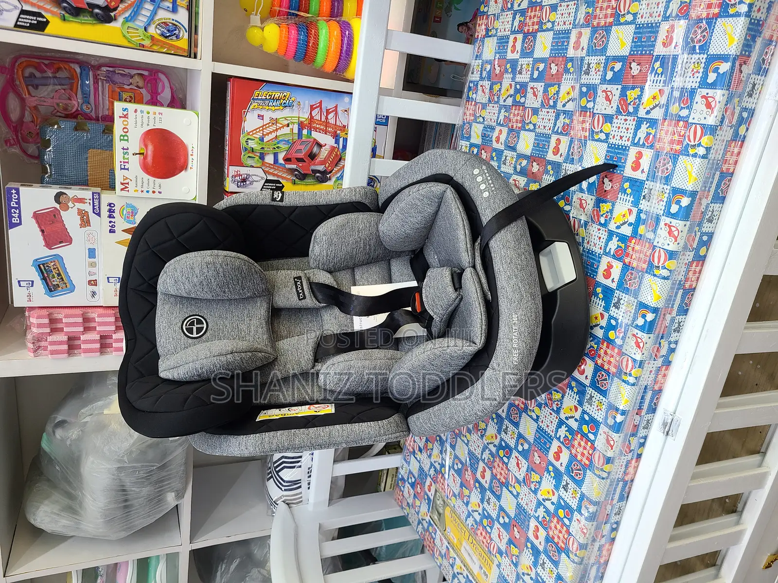 Baby Isofix Car Seat – 360° Rotation, Newborn to 10yrs, Ece Certified