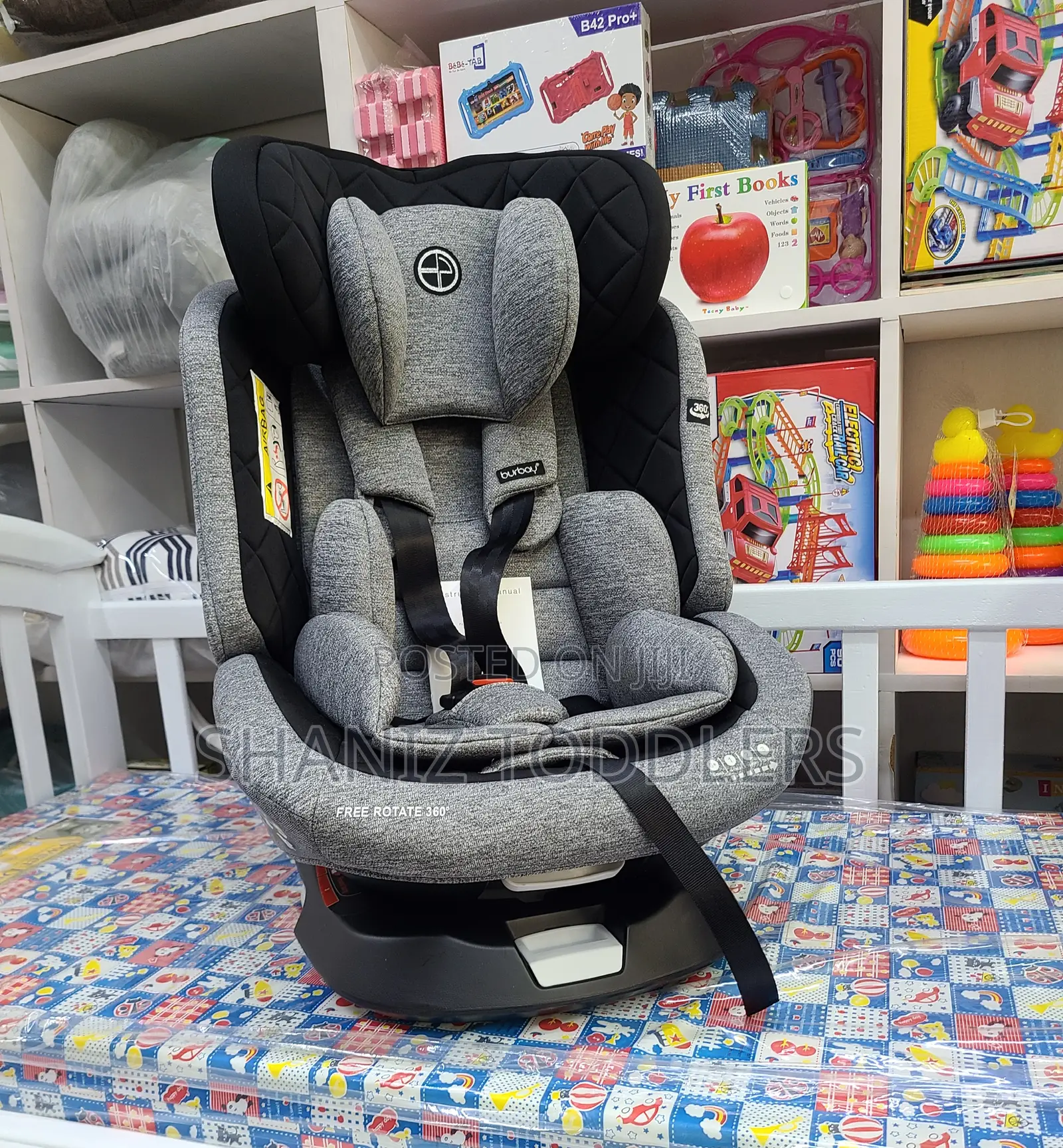 Rotating Baby Seat for Newborns to 10yrs (0–36kg)