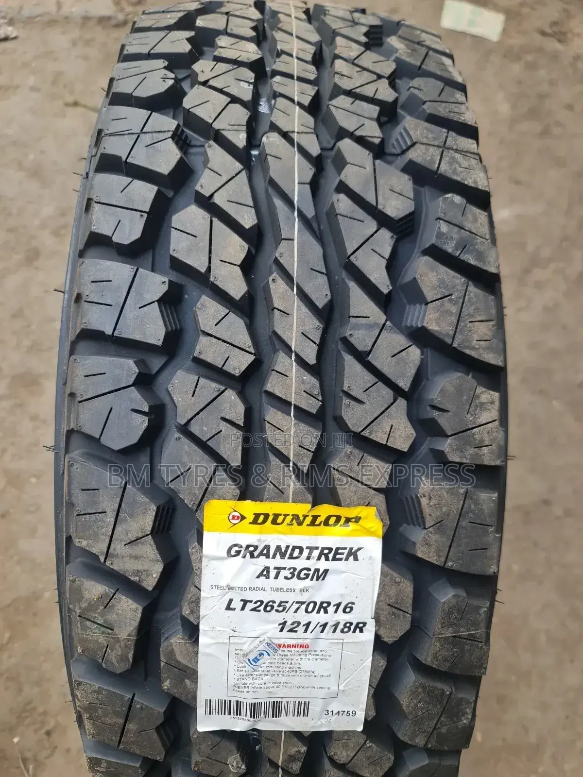 Lt 265 /70 R16 Dunlop