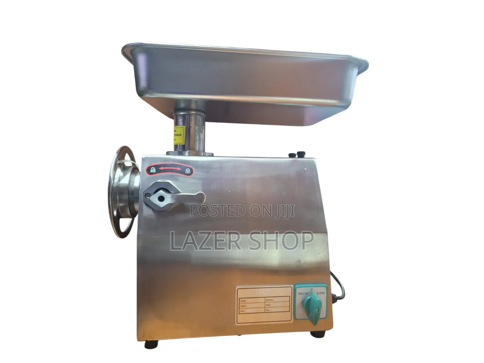 Tk-22 Meat Mincer
Speed  170r/Min
Power 1,500watts 
 Reverse