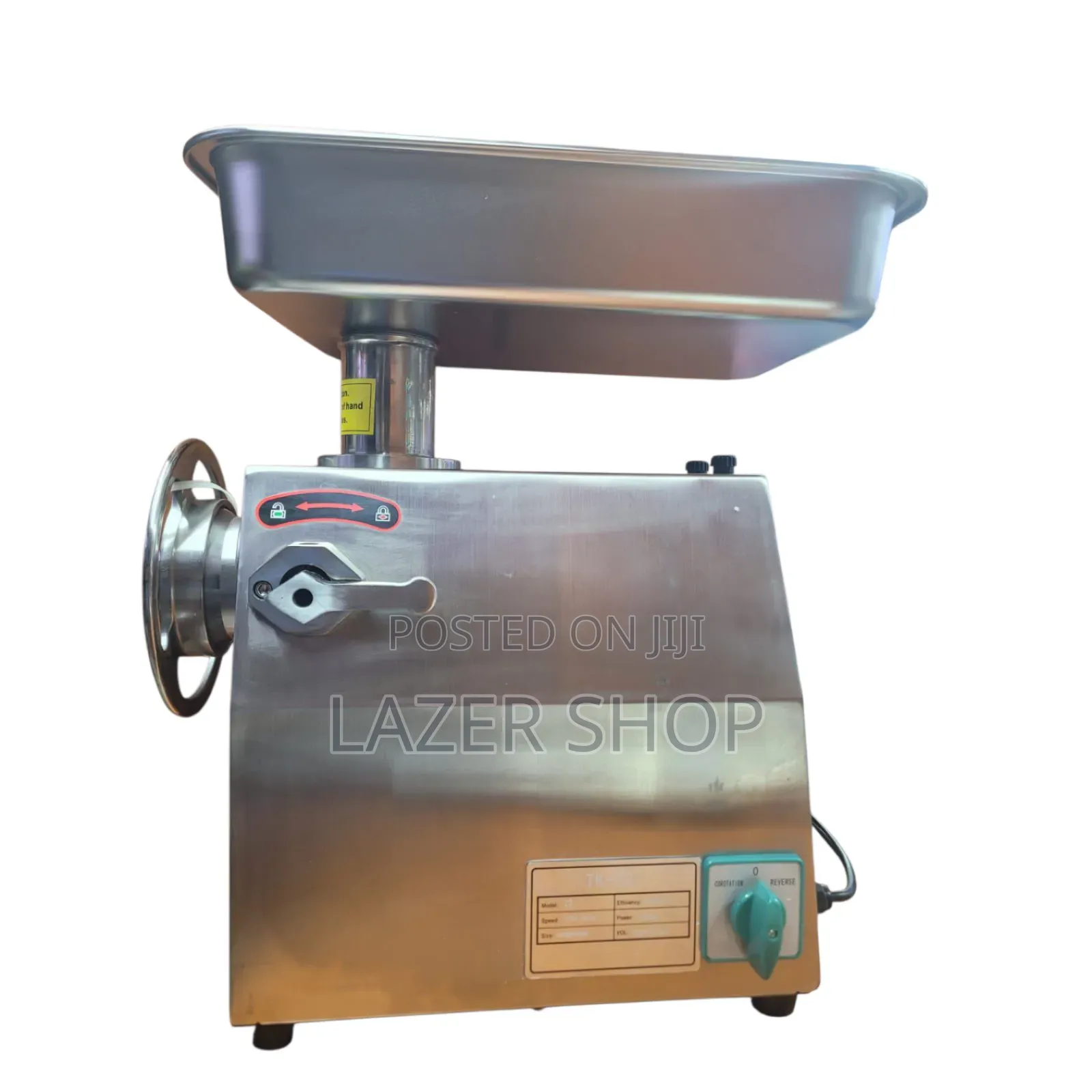 Tk-22 Meat Mincer
Speed  170r/Min
Power 1,500watts 
 Reverse
