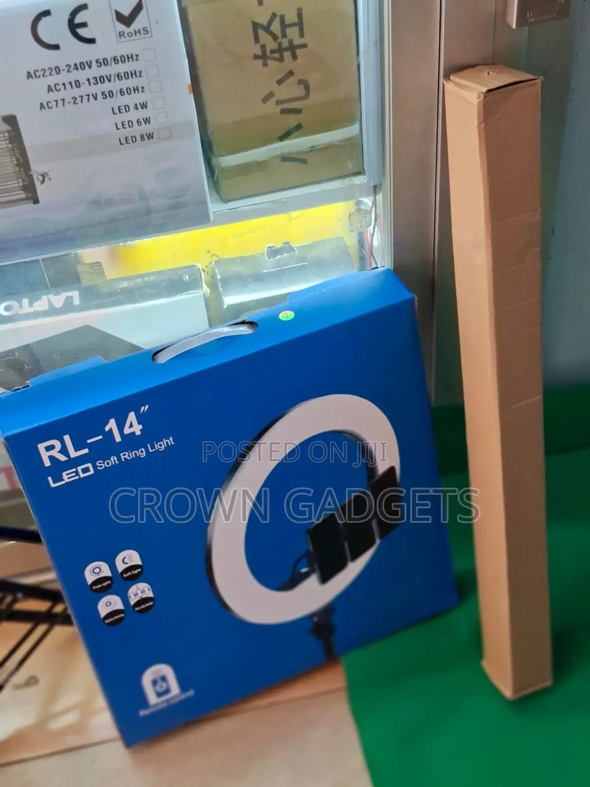 Rl-14 Dimmable Led Ring Light – With Stand Remote