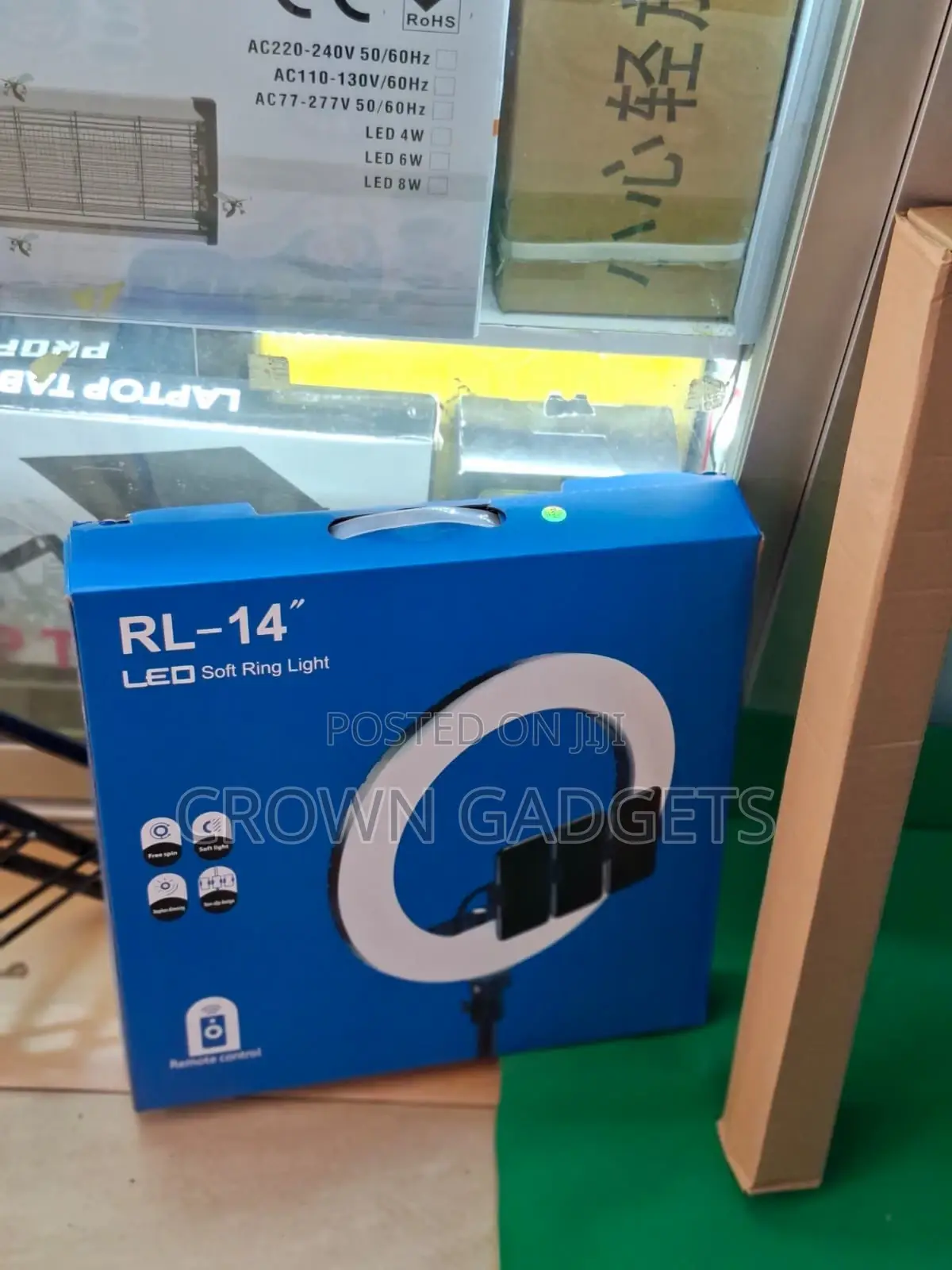 Rl-14 Dimmable Led Ring Light – With Stand Remote