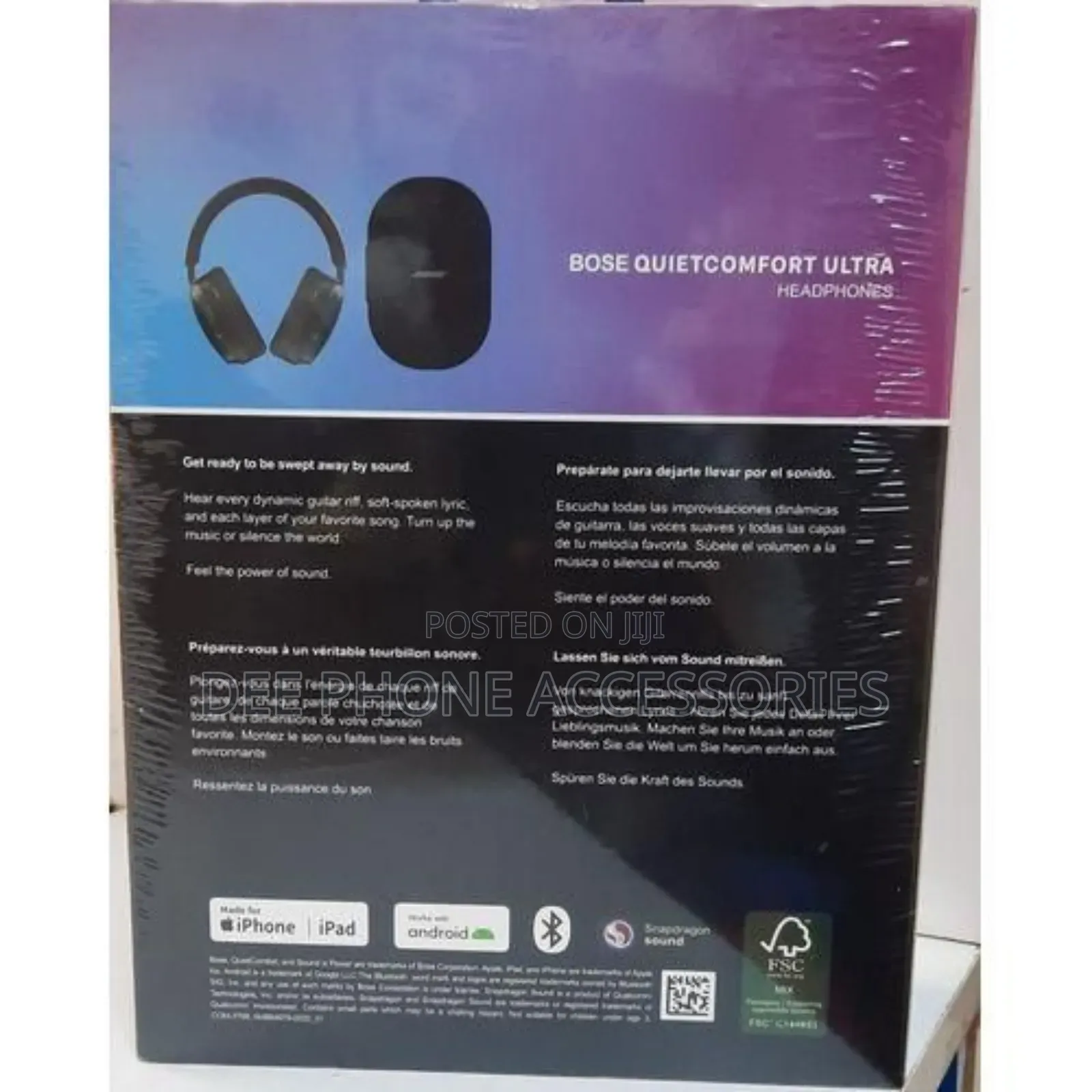 New Bose Quietcomfort Ultra Wireless Headphones