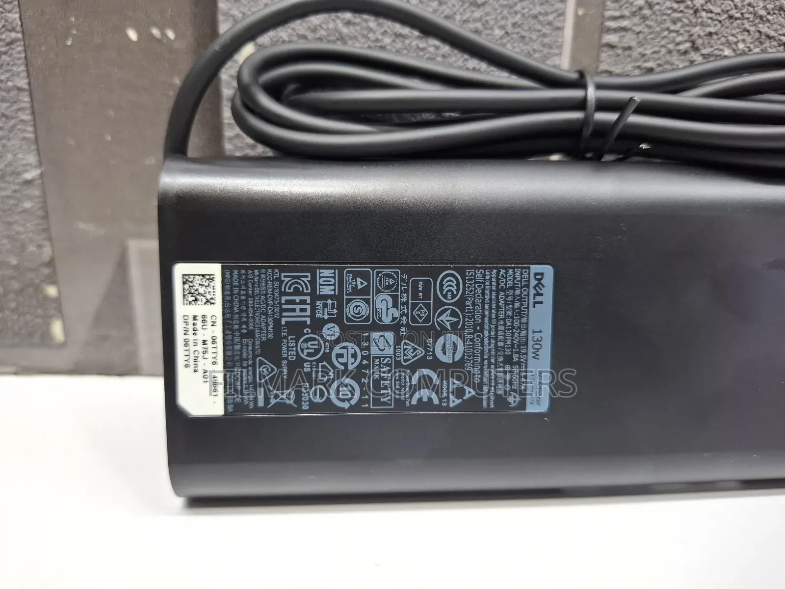 Dell 130w Round Tip Ac Adapter Laptop Charger For Xps 15