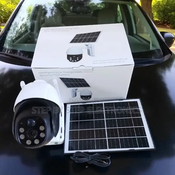 4g Solar Power PTZ Camera 3mp Hd Two Way Audio Motion Detection Cam