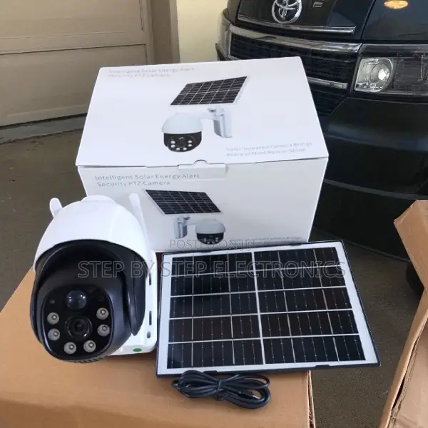 4g Solar Security Camera 3mp Hd PTZ Motion Detect and Two Way Audio