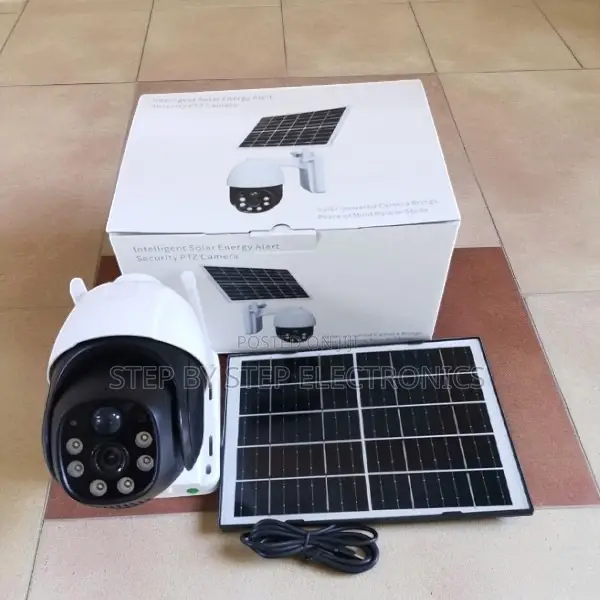 4g Solar Powered Security Camera 3mp Hd PTZ Human Detect Two Way Talk