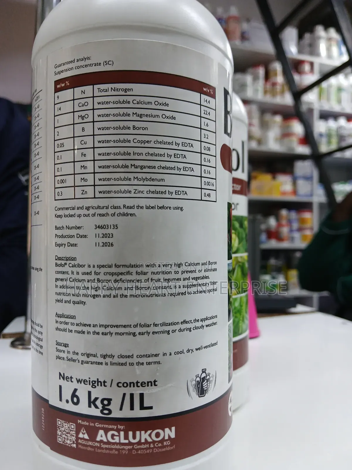 Biofol Calcibor (The Crop Doctor)1litre