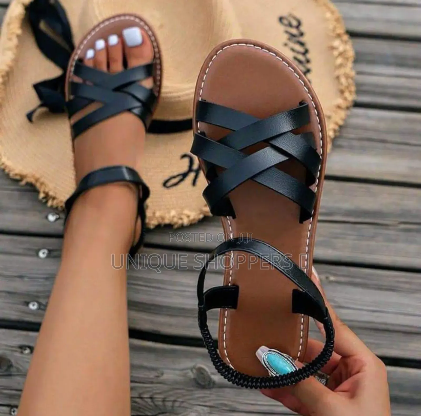 Ladies Leather Sandles
