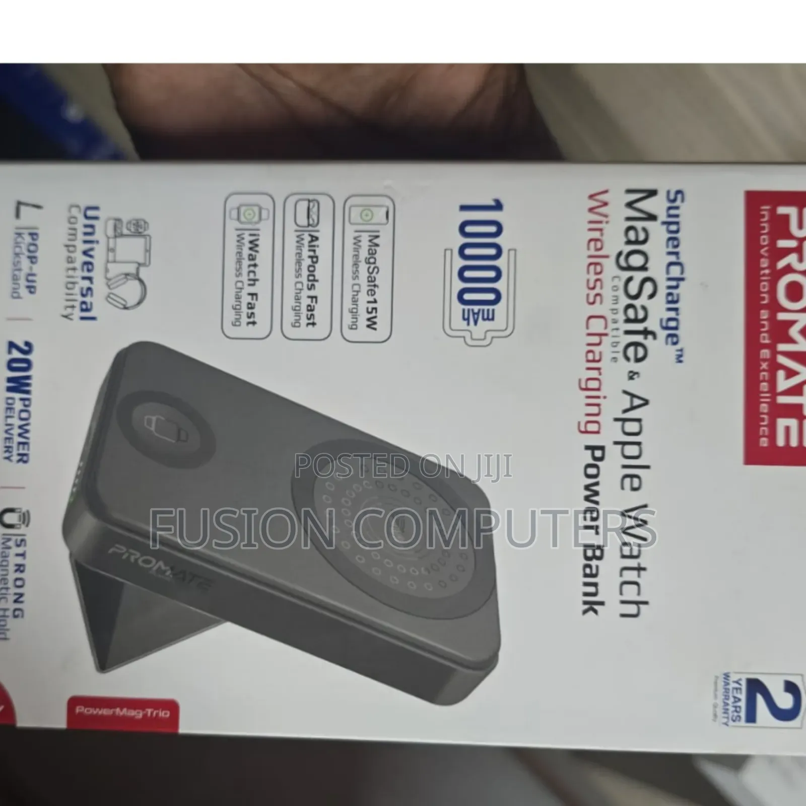 Promate Powermag‐Trio – 10,000 Mah Supercharge Power Bank