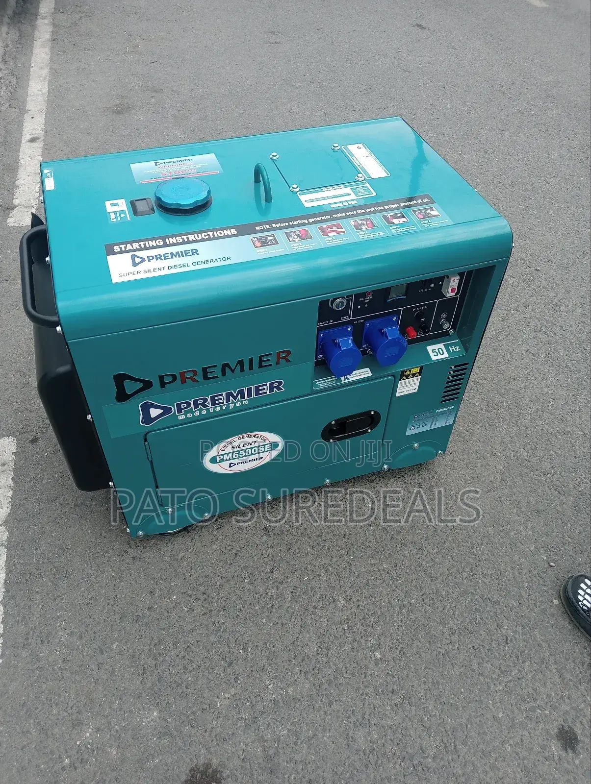 Diesel Silent Generator Premier/Pm6500se