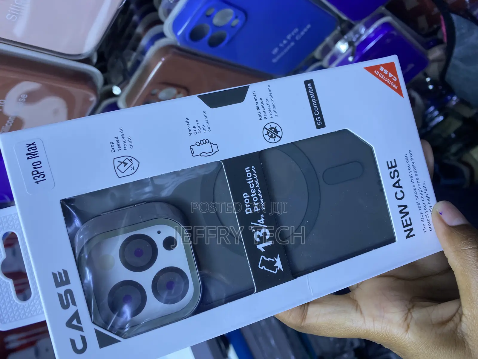 Maozis Strong Magnetic for iPhone 13 Pro Max Transluscent Case
