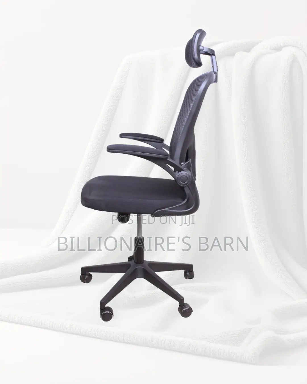 Grey Ergonomic Office Chair — Back Support for Long Hours