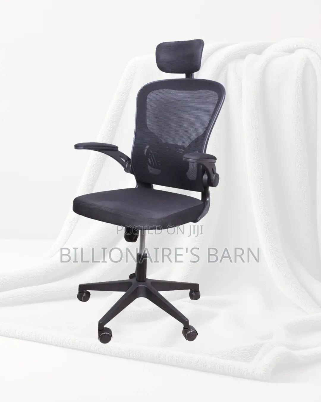 Grey Ergonomic Office Chair — Back Support for Long Hours