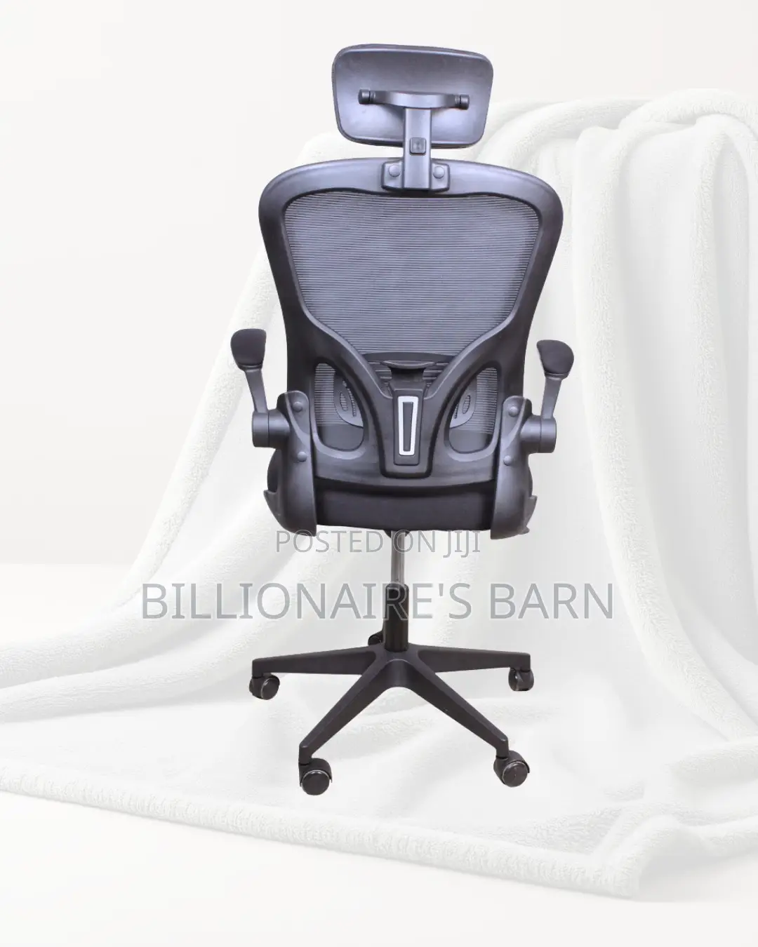 Grey Ergonomic Office Chair — Back Support for Long Hours
