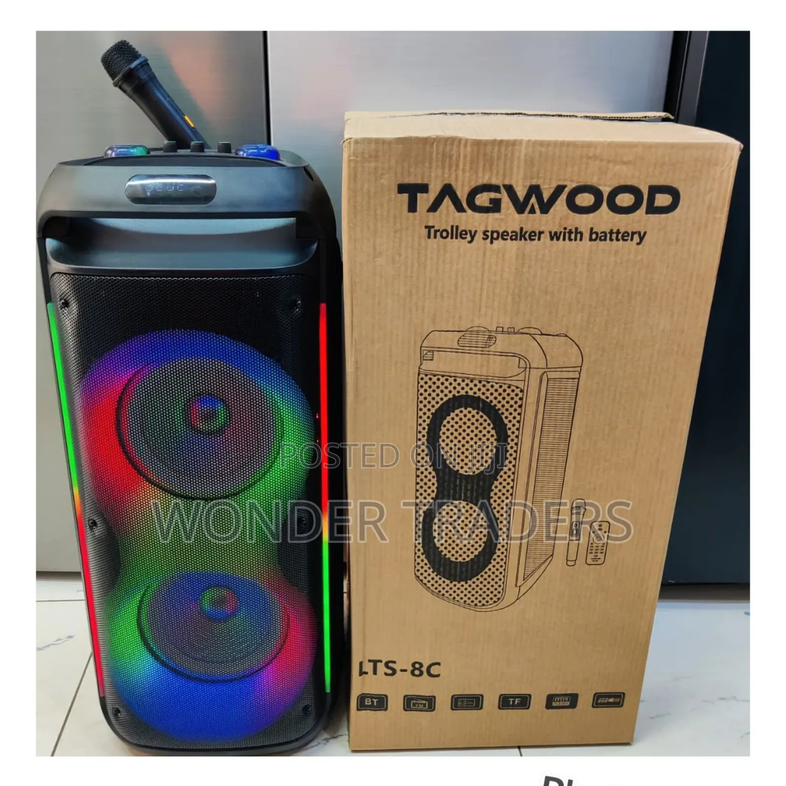 *Tagwood Rechargeable Party Box With Microphone and Remote