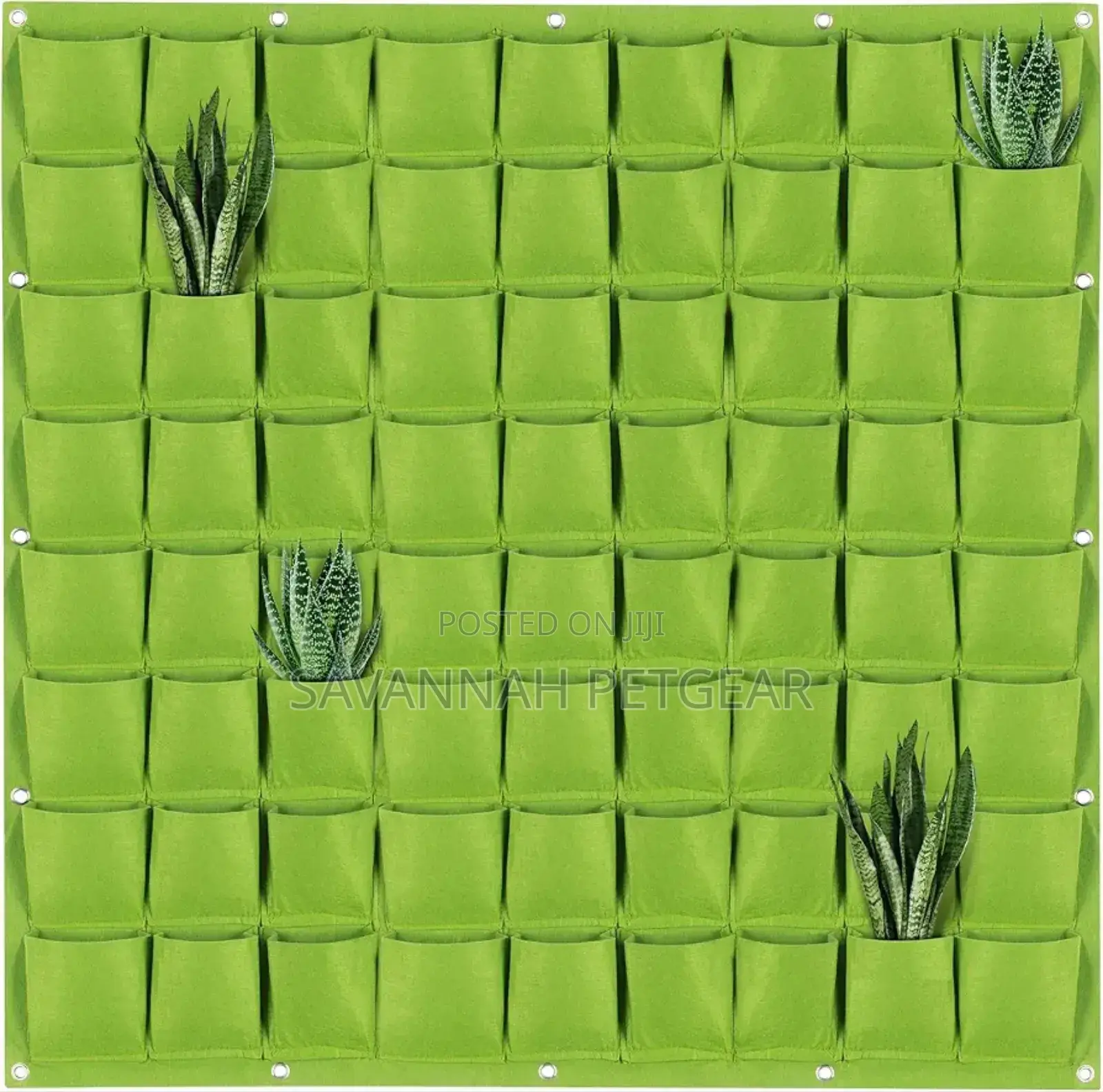 72 Pockets Hanging Planter Bags, Vertical Wall Mounted Plant Grow Bags