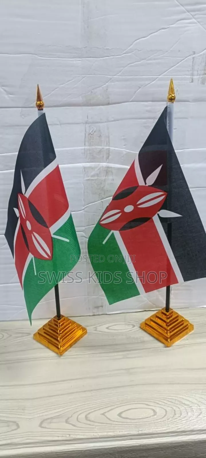Kenyan Desk / Hand Held Flag