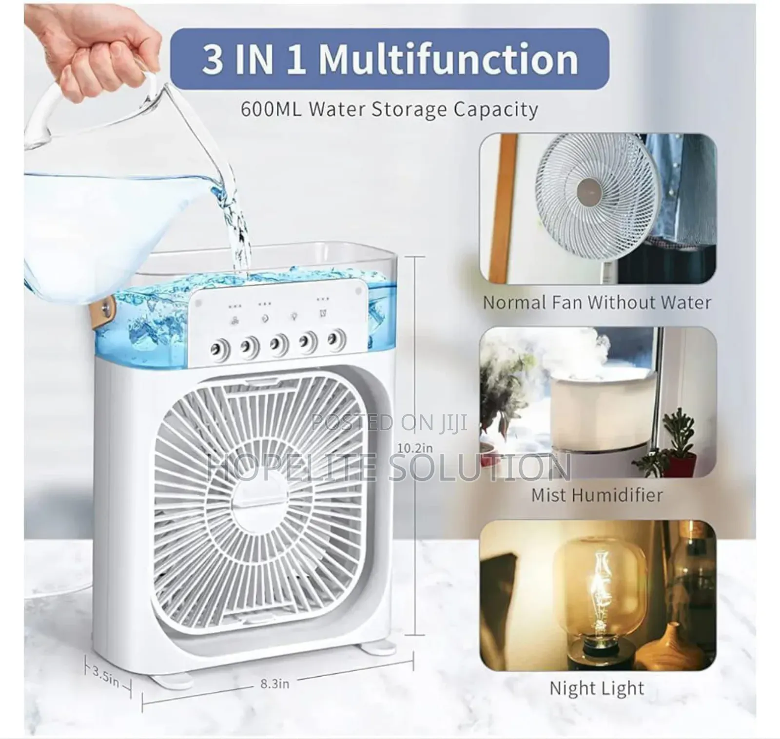 Portable Humidifier Air Cooler Fan