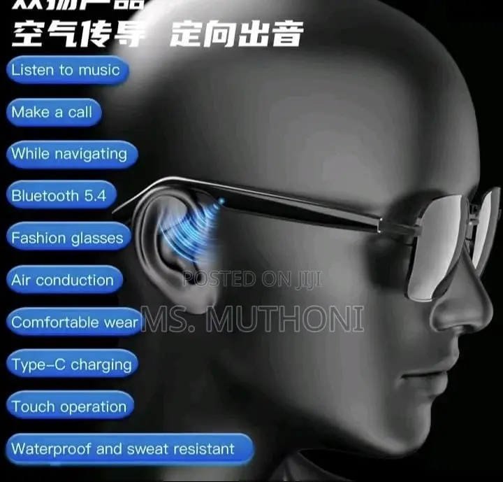 Smart 3 in 1 Noise Cancelling Sunglasses W/ Bluetooth Mic