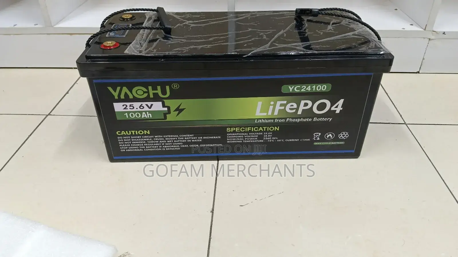 25.6v 100ah Lithium Battery Deep Cycle 5 Years Warranty
