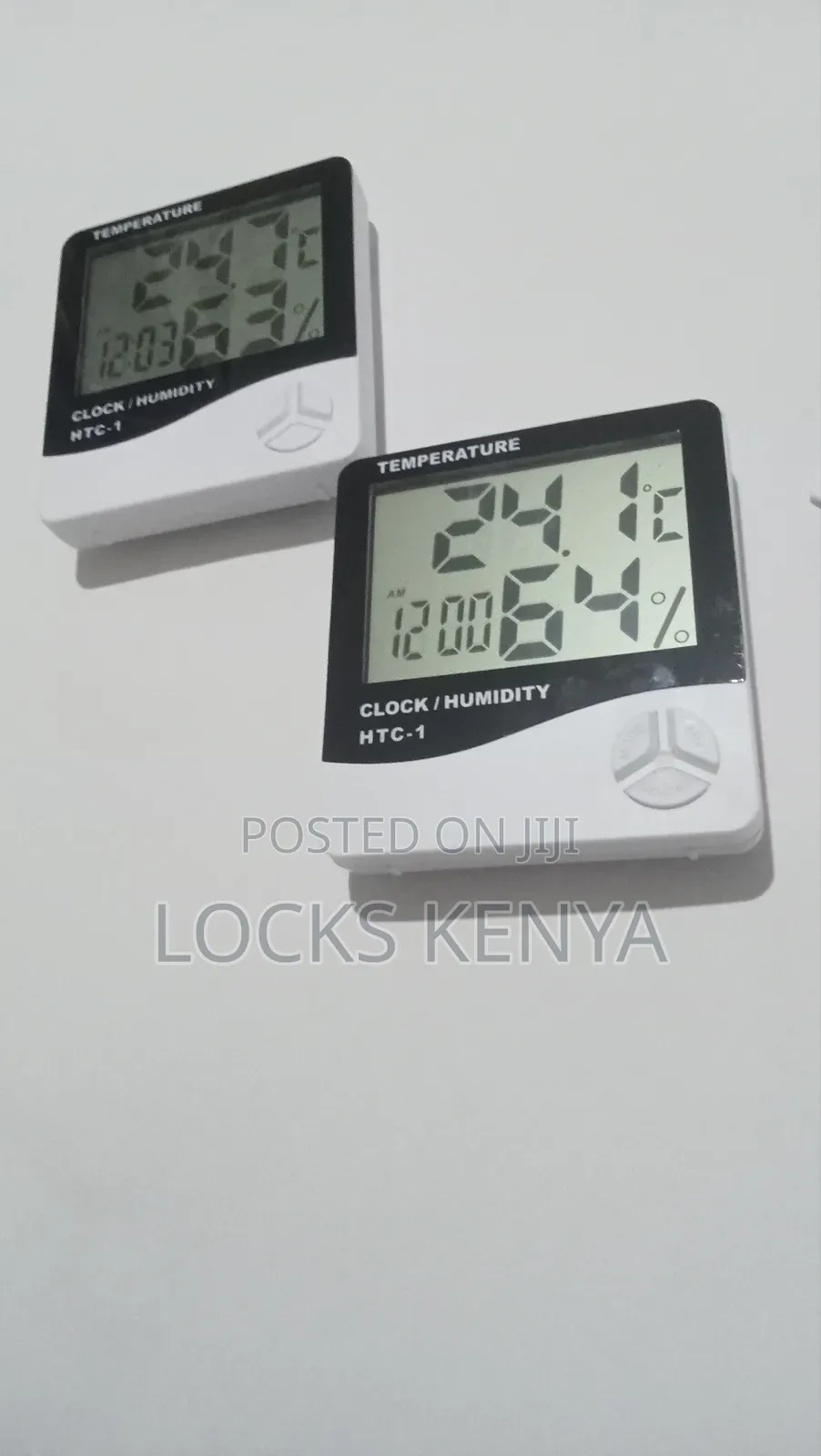 Storage House Humidity Temperature Clock
