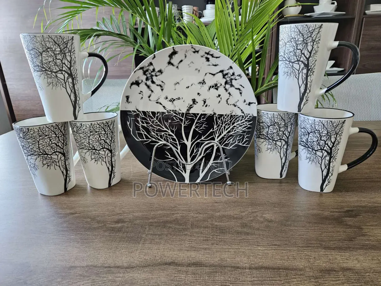 Breakfast Sets
6 PCS Tree Mugs 
6 PCS Tree Plate
