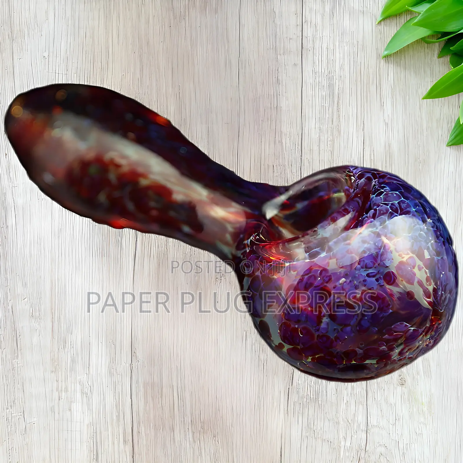 Hippculture Molten Marble Smoking Glass Pipe