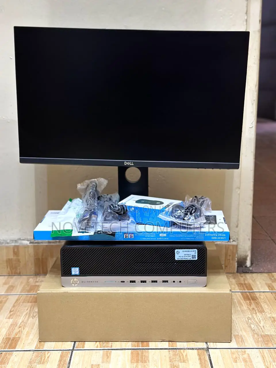 Complete 24 Inch Edge to Edge Monitor Hp 800 G4 I5 8gb Ram /500gb