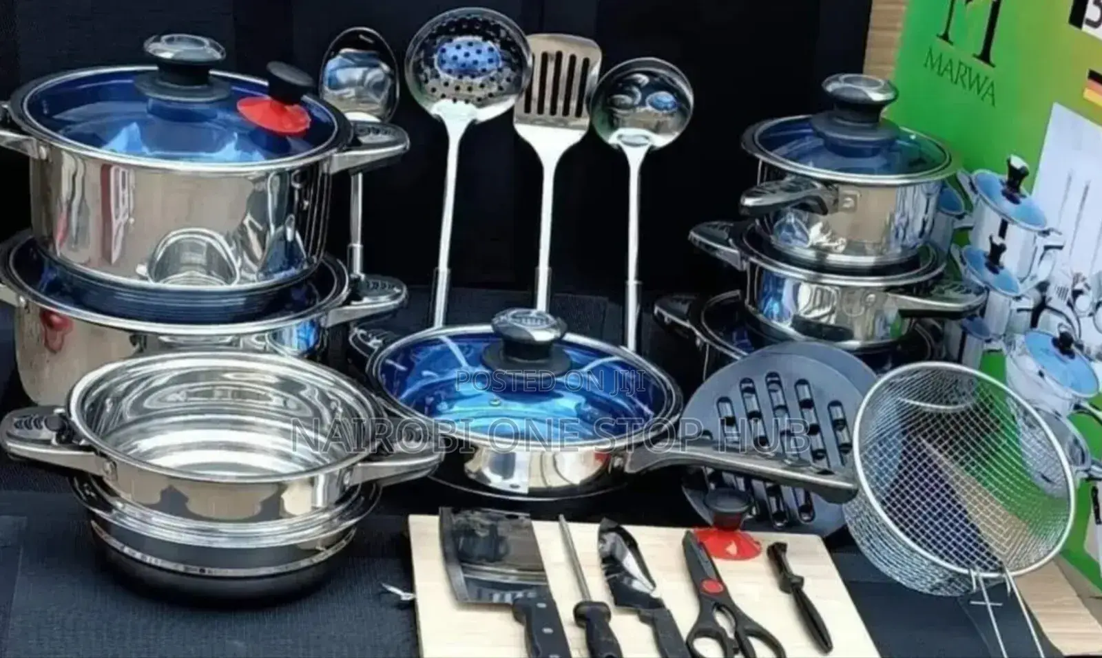30 Pieces Marwa Cookware Set