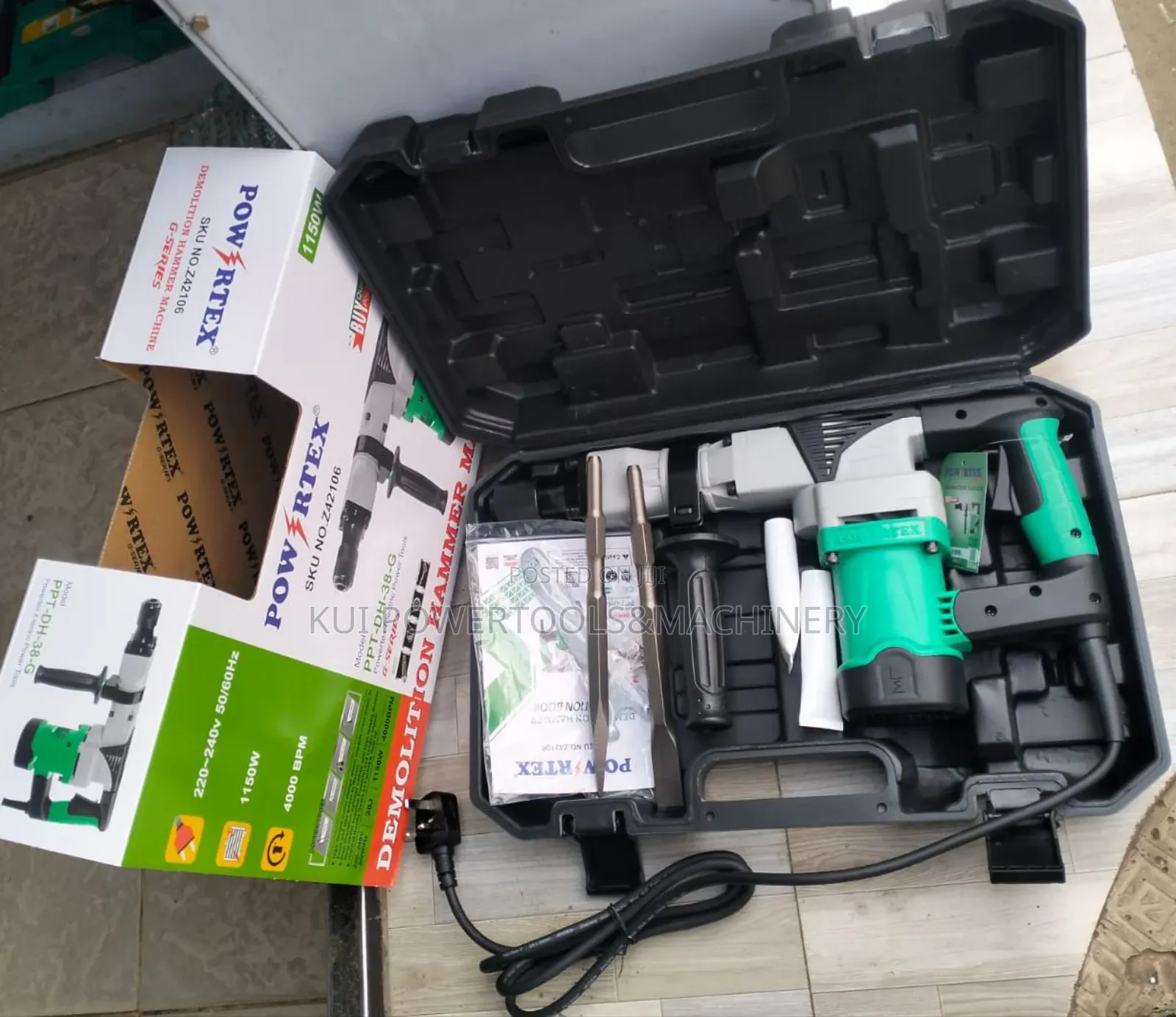 Powertex 1150wdemolition Hammer/ Demolisher