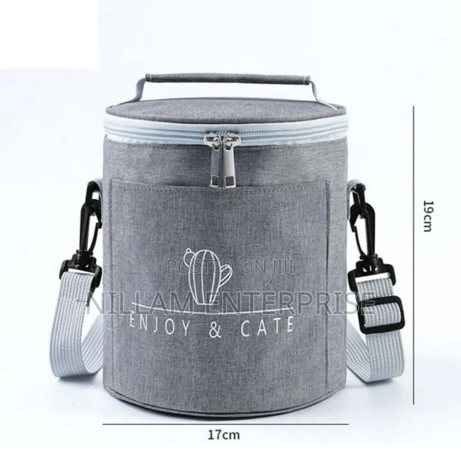 Insulated Round Lunch Bag, 9l