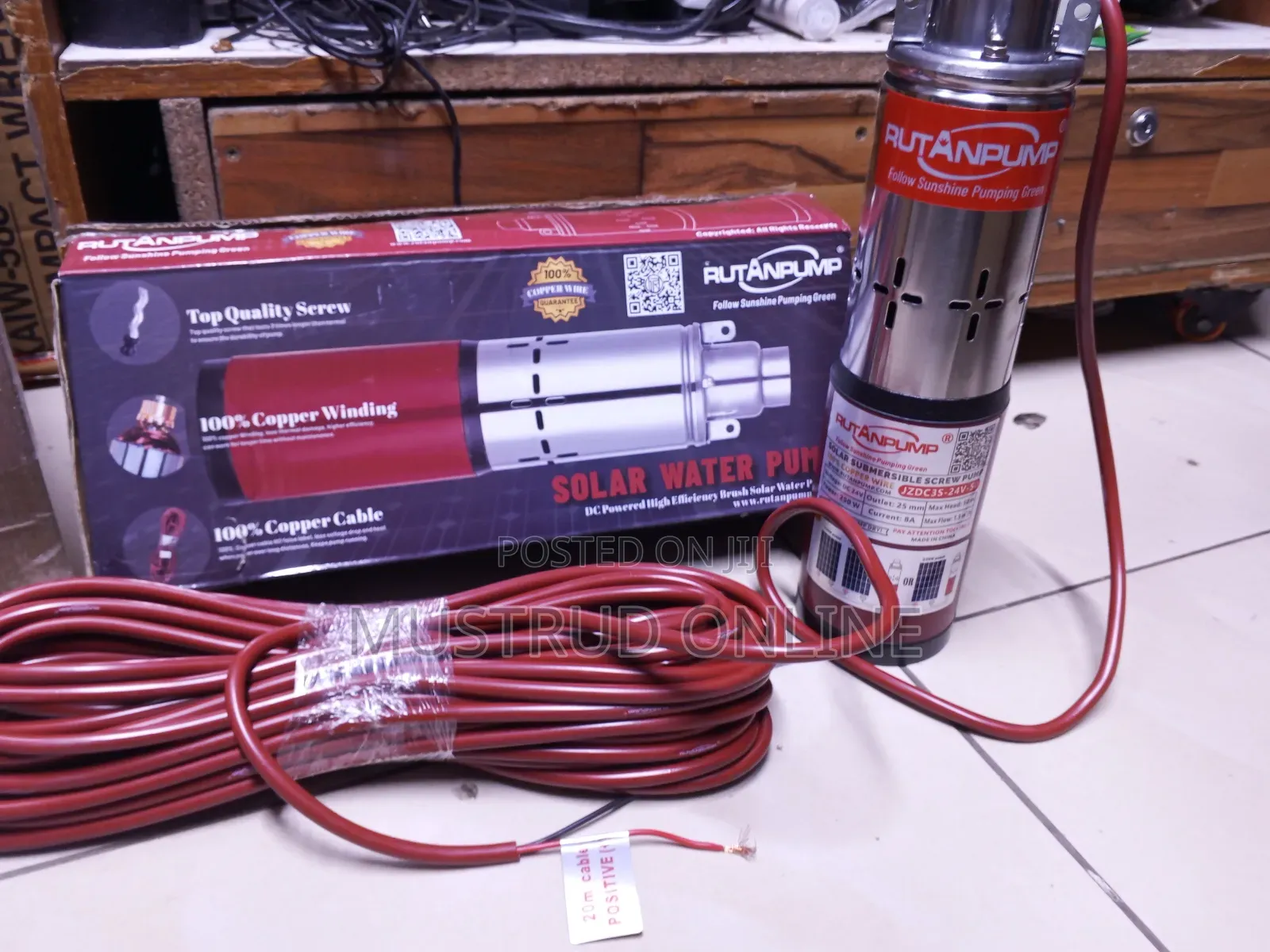 Rutan 24v Solar Water Pump