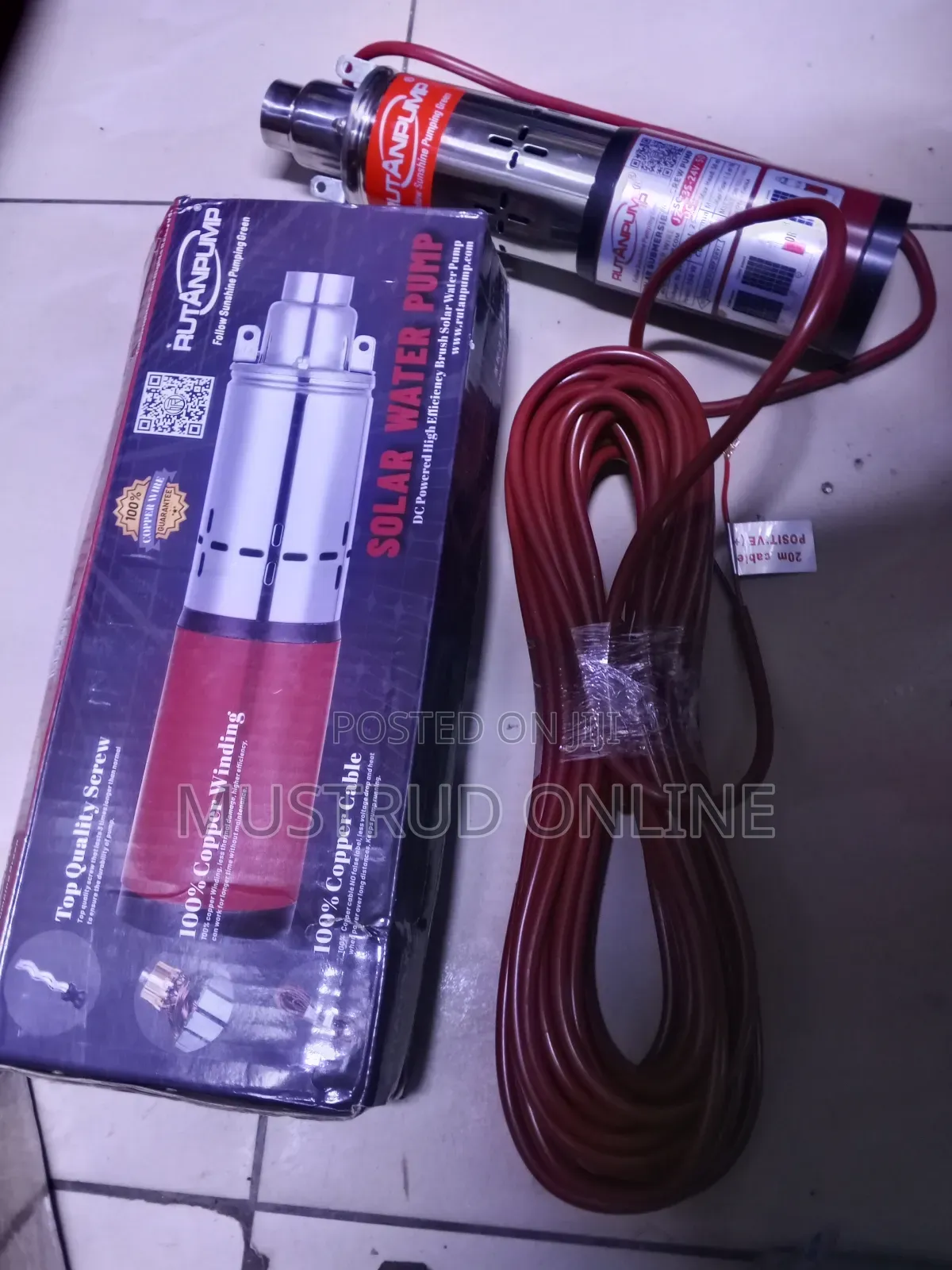 Rutan 24v Solar Water Pump