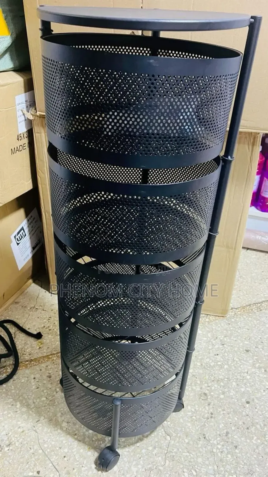 5 Tier Metal Round Vegetable/Fruit Rack