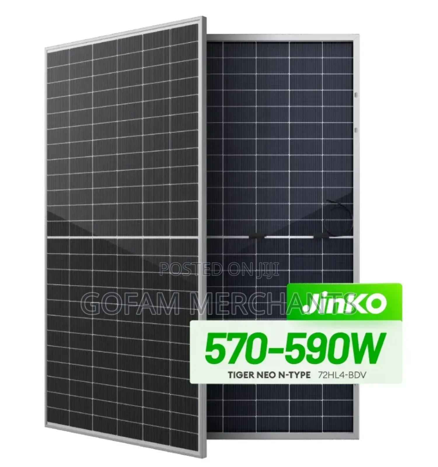 Jinko 590w Monocrystalline Solar Panel