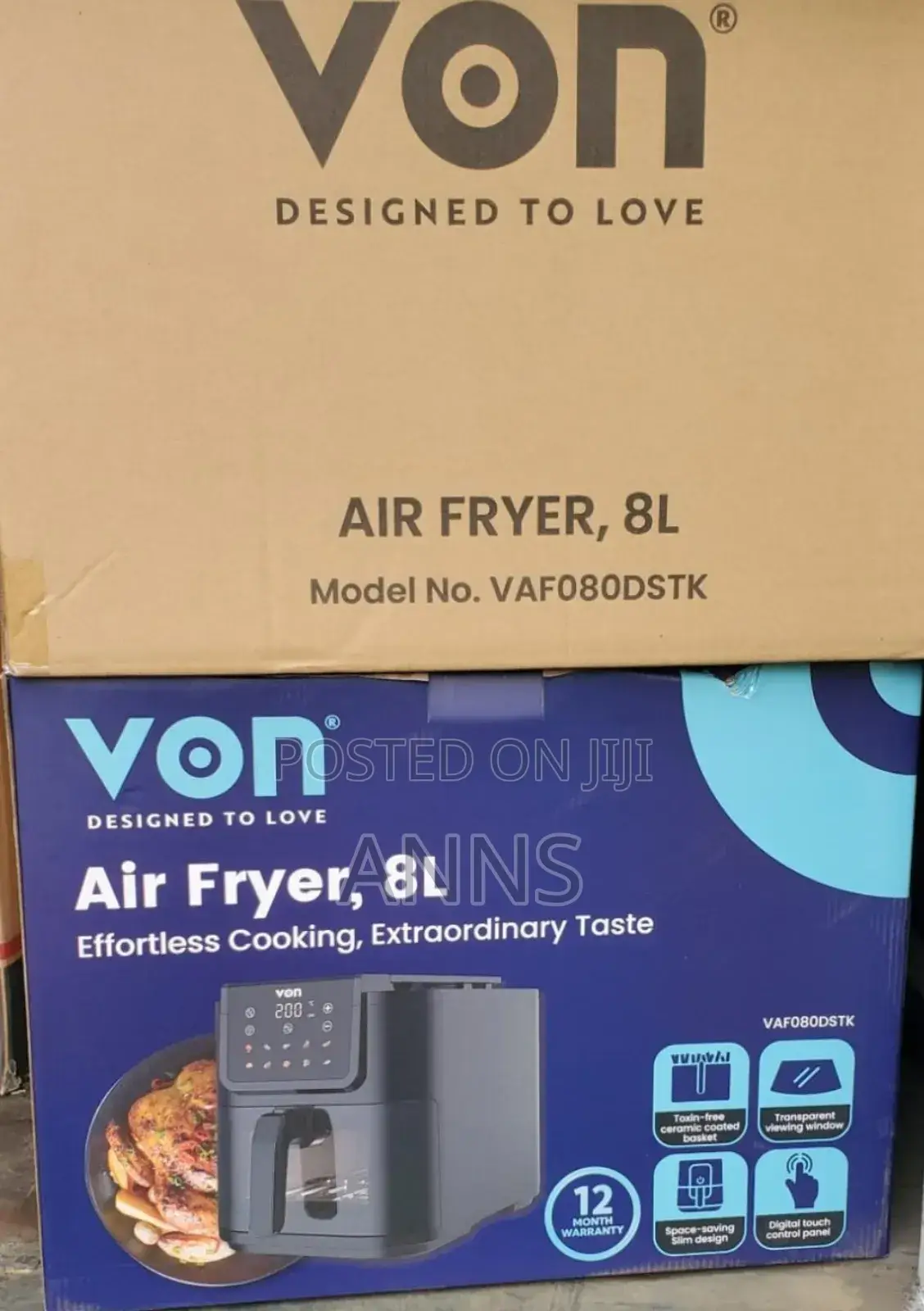 8litres Air Fryer Von