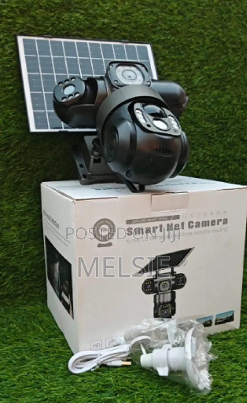 Smart 4g Tripple Lens PTZ V380 4g PTZ Solar Camera Security Camera