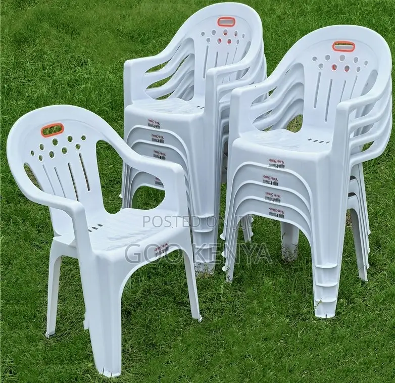 Home Chair; Multipurpose Plastic Outdoor Chair With Arm Support