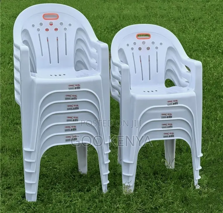 Home Chair; Multipurpose Plastic Outdoor Chair With Arm Support