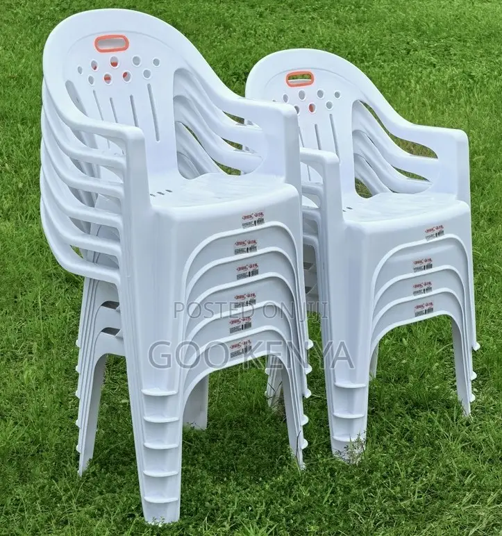 Home Chair; Multipurpose Plastic Outdoor Chair With Arm Support
